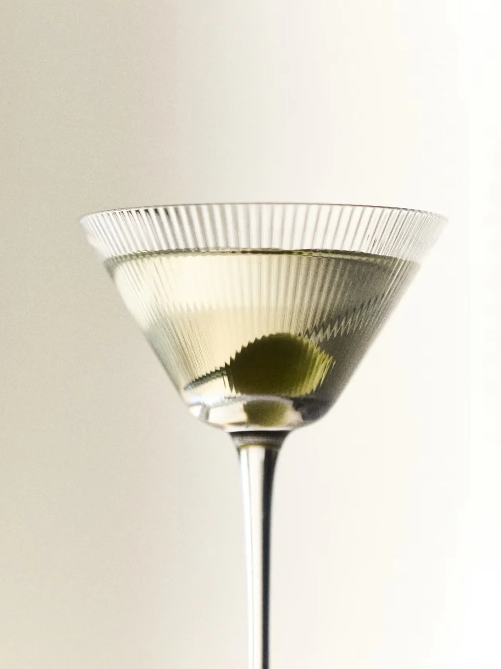 H&M home 4 pack fluted cocktail glasses